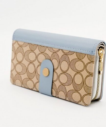 Billetera estampado de círculos entrelazados B5156