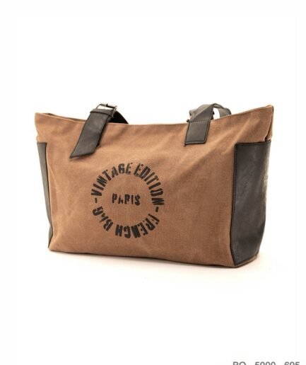 Tote Bag Vintage París Marrón BO5000