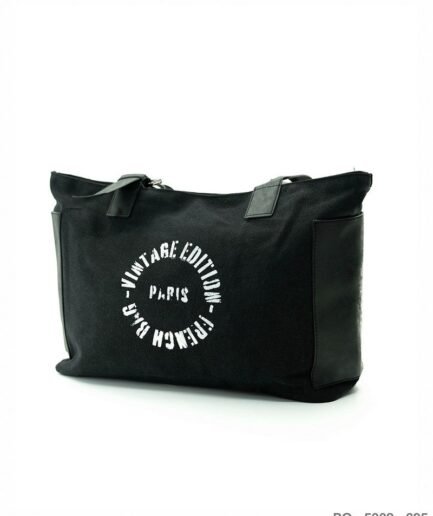 Tote Bag Vintage París Negro BO5002