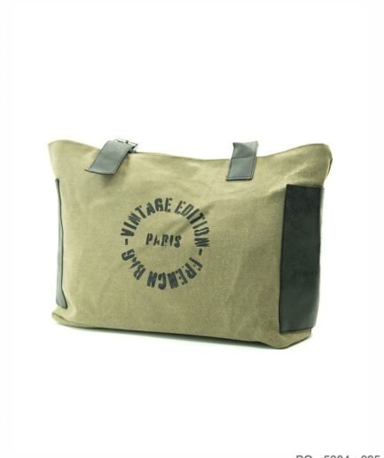 Tote Bag Vintage París Verde BO5004