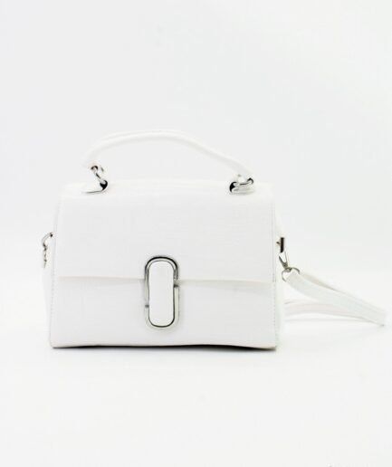 Cartera en cuero sintético texturado C3909
