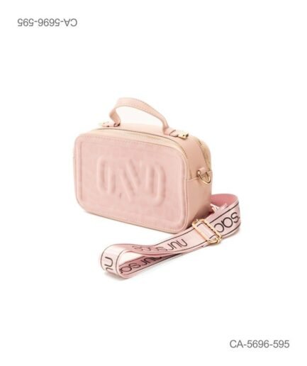 Cartera Neceser Bandolera Rígida en Tono Rosa CA5696