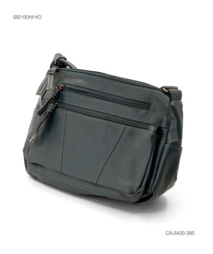 Cartera Casual tipo Bandolera con Cremalleras Externas CA6430