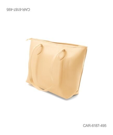 Bolso Tote Clásico de Gran Capacidad - Color Arena CAR6187