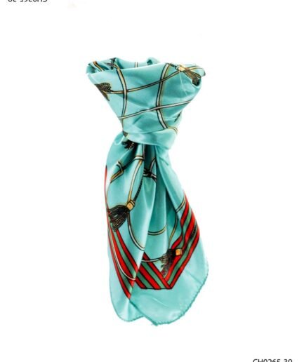 Pañuelo de seda combinado CH0265