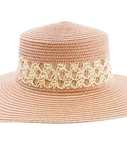 Sombrero con banda calada G5606