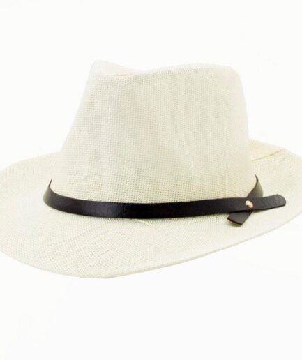 Sombrero fedora con cinta ala ancha G5629