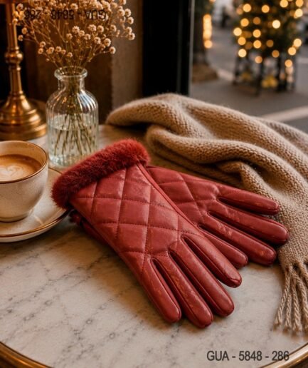Guantes Acolchados Elegantes Invierno GUA5848