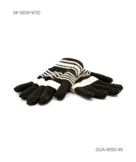Guantes "Nordic Story": Diseño de rayas horizontales en contraste. GUA6050
