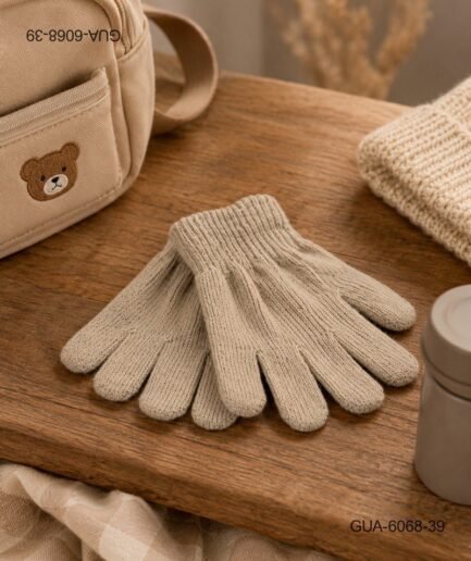 Guantes de Punto en Tono Neutro GUA6068