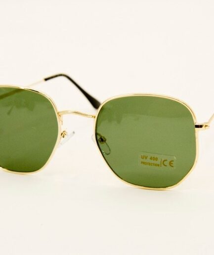 Lentes armazón de metal dorado LN0320