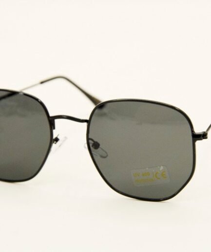 Lentes armazón de metal negro LN0321