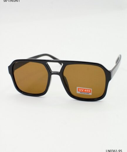 Lentes de sol con diseño geométrico y protección UV400 LN0360