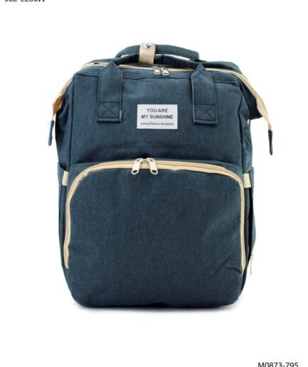 Mochila con bolsillo frontal, diseño moderno M0873