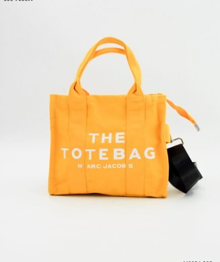Bolso casual de lona con la leyenda impresa "THE TOTE BAG" M0924