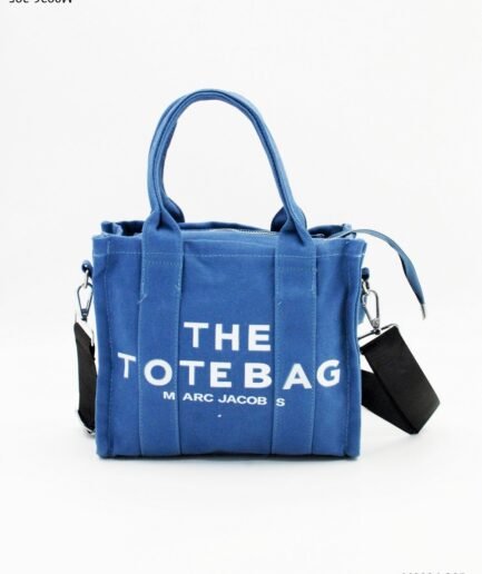 Bolso casual de lona con la leyenda impresa "THE TOTE BAG" M0926