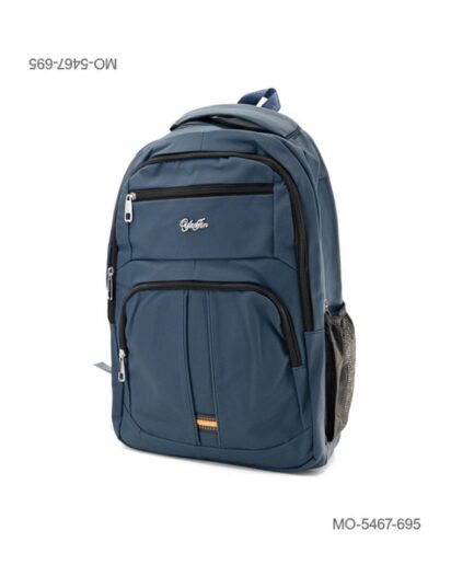 Mochila de Lona Reforzada Unisex Color Azul Noche Casual MO5467