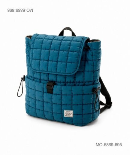 Mochila Casual Acolchada Color Azul - Estilo Urbano MO5869