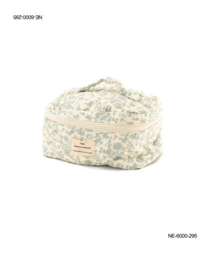 Cosmetiquera Acolchada con Estampado Floral NE6000