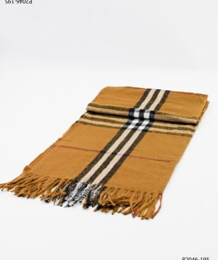 Pashmina con estampado escocés P2046