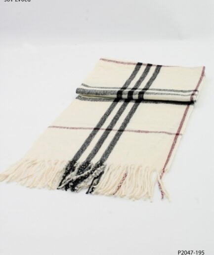 Pashmina con estampado escocés P2047