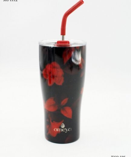 Vaso térmico con diseño floral T333