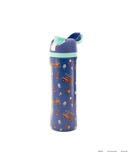 Botella Térmica con Estampado y Tapa Rebatible TE5068